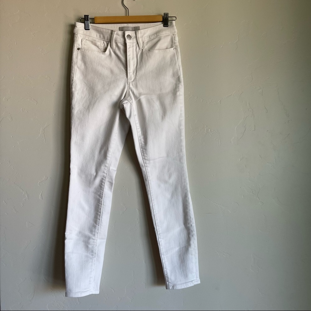 Athleta White Denim Ankle Jeans